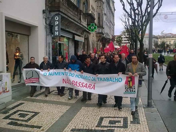Trabalhadores do distrito de Braga em luta