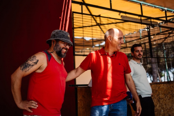 Visita ao espaço da Festa do «Avante!»