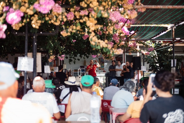 Visita ao espaço da Festa do «Avante!»