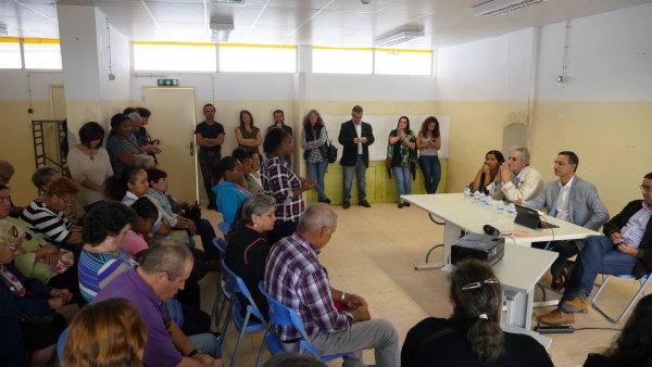 Visita e contacto com a população do Bairro da Bela Vista