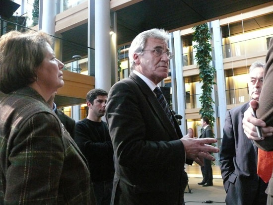 Visita de Jerónimo de Sousa ao Parlamento Europeu - 03 de Fevereiro de 2009