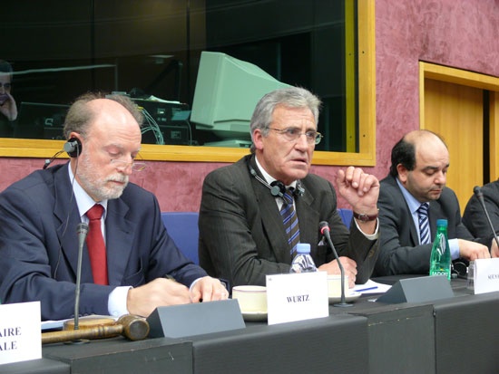 Visita de Jerónimo de Sousa ao Parlamento Europeu - 03 de Fevereiro de 2009