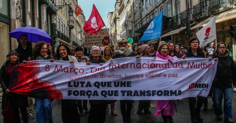 PCP joins in celebrating International Women's Day. Demand change in women's lives, Fulfil rights, Achieve Equality at work and in life.