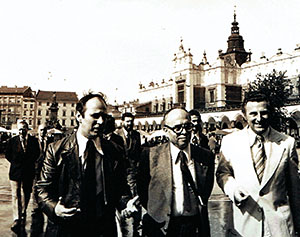 José Vitoriano em delegação parlamentar na Polónia, Maio 1977