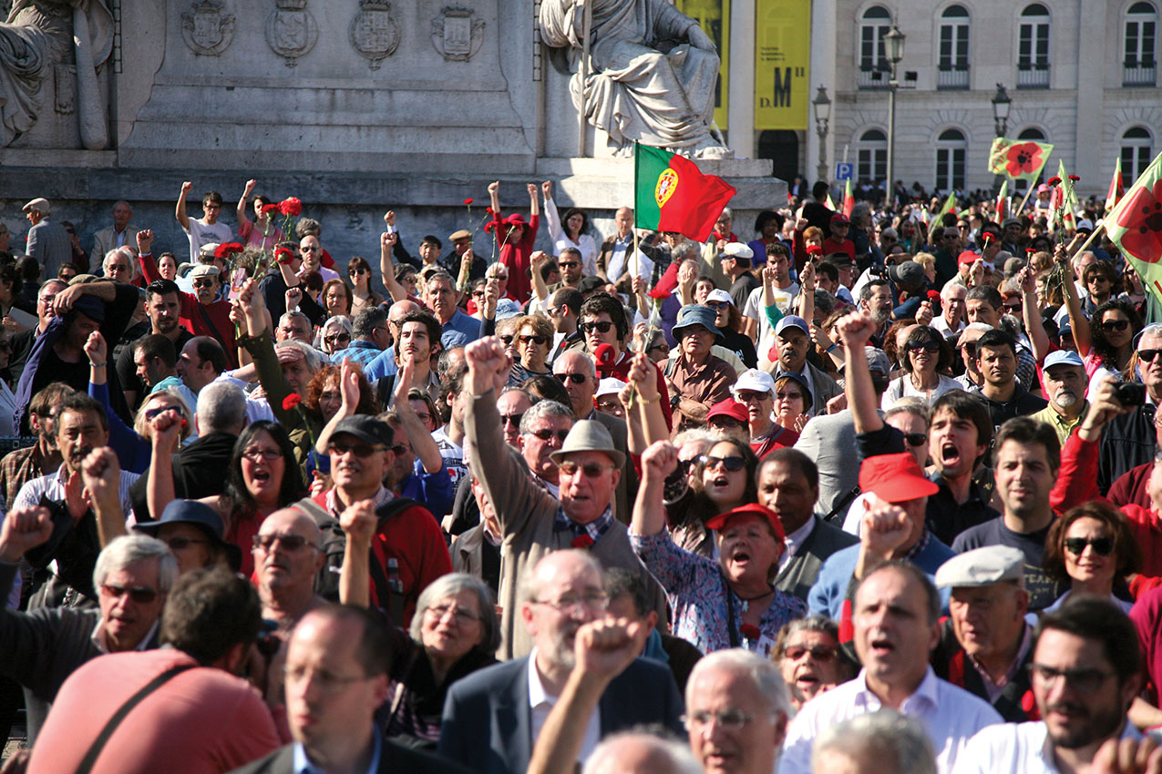  Manifestação no 25 de Abril de 2016, em Lisboa
